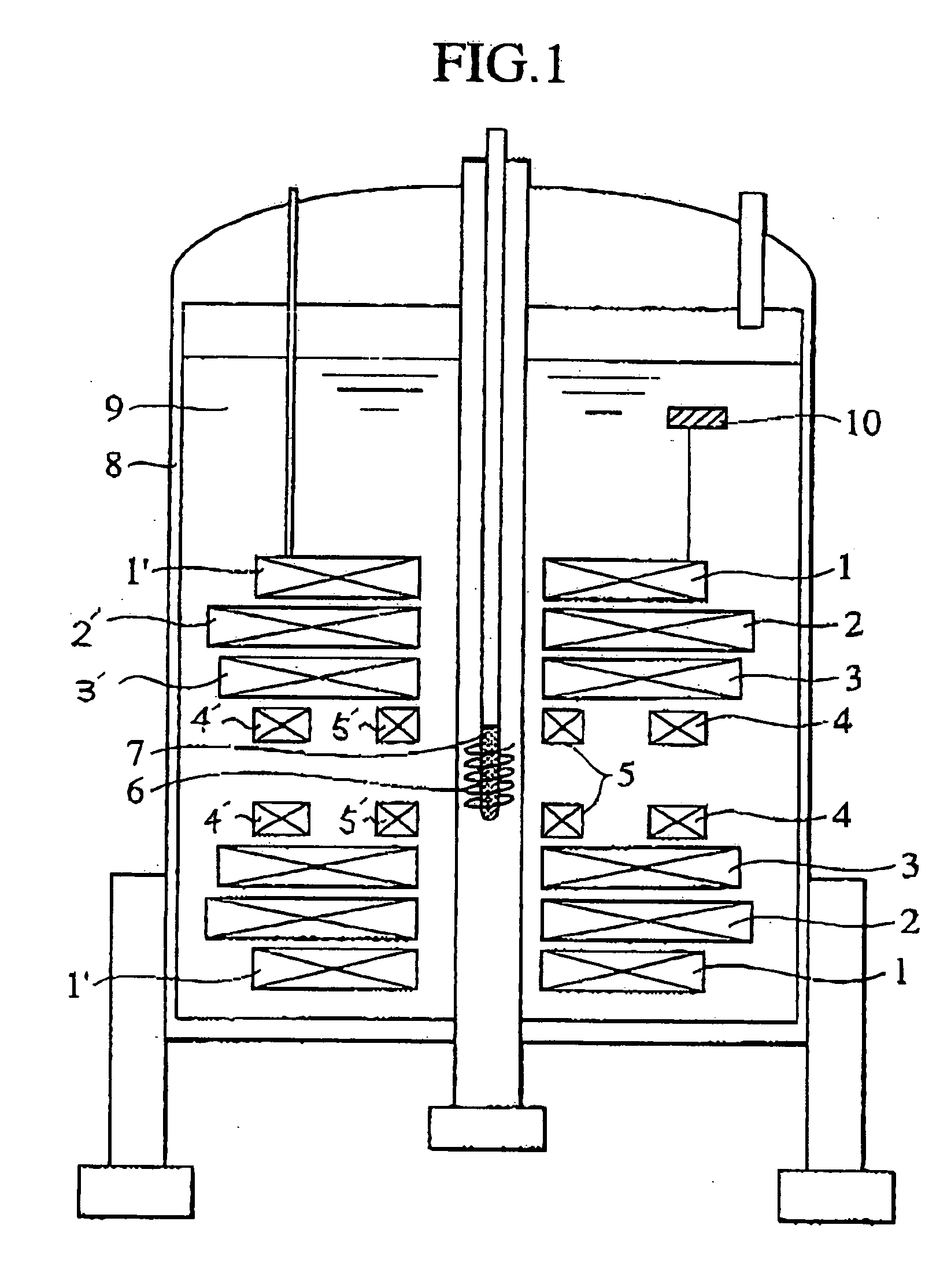 NMR magnet device for solution analysis and NMR apparatus