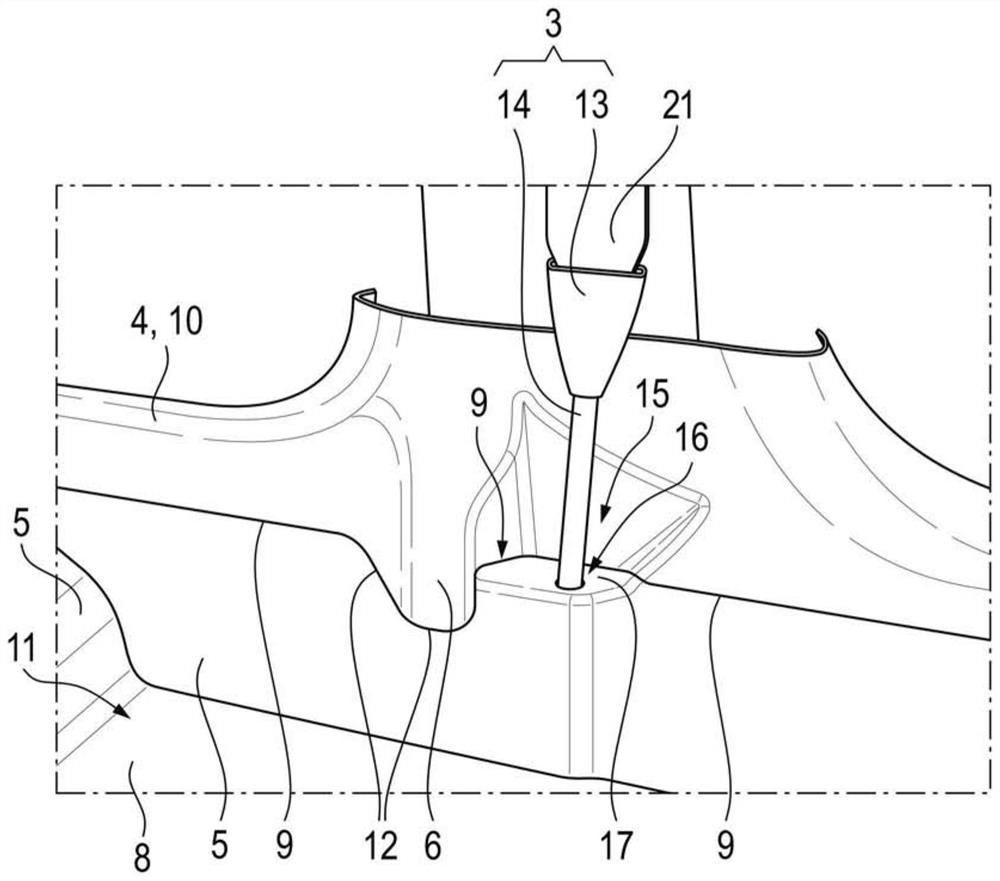 Safety device in motor vehicle