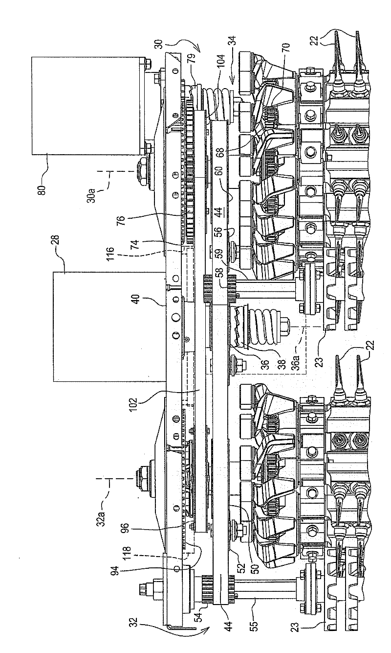 Cotton picker unit drive with controllable spindle speed to drum speed ratio and belt drive