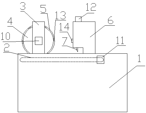 A rice cake automatic printing machine