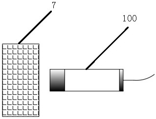 A differential displacement sensor detection device and detection method