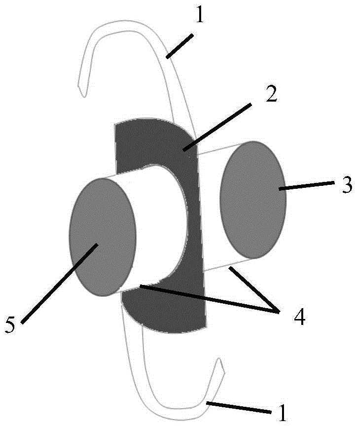 Intraocular telescopic type artificial lens and production method thereof