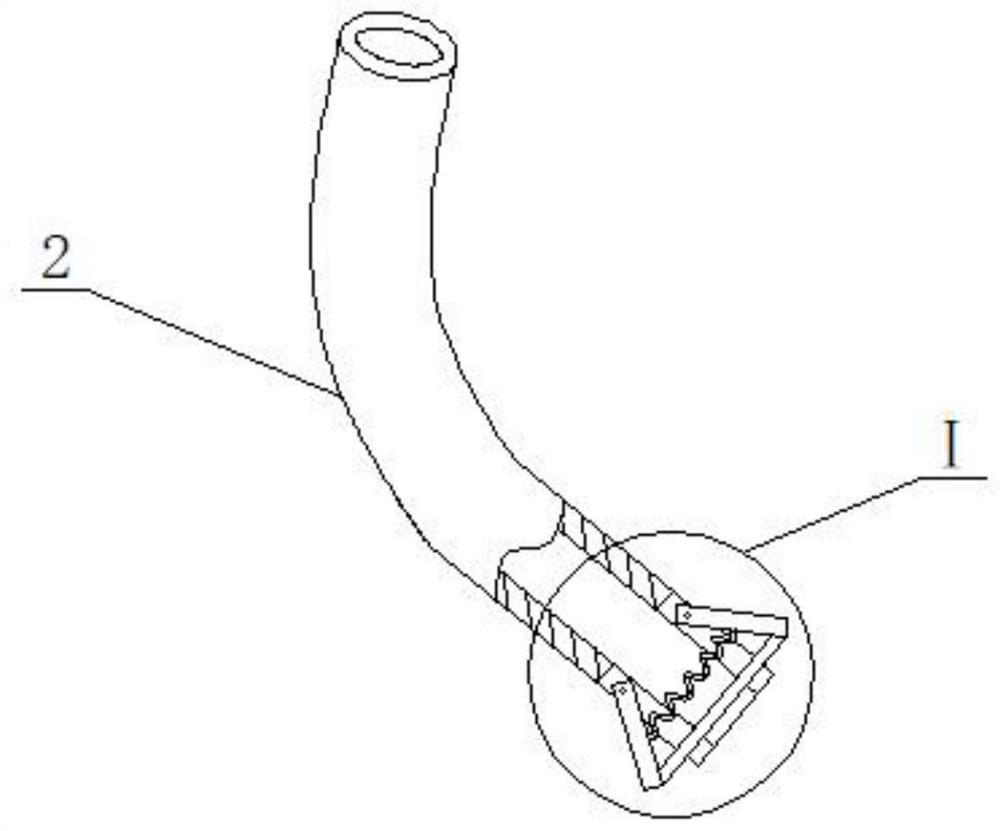 3D printing throat model imbedding device