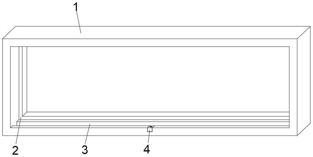 High-stability foldable balcony window body