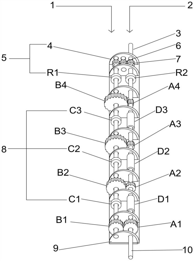 Automatic gearbox of automobile