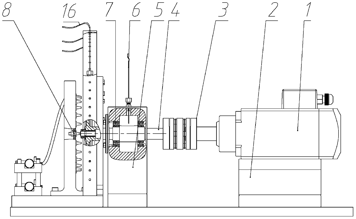 Rotor blade multi-modal vibration excitation device and excitation method thereof