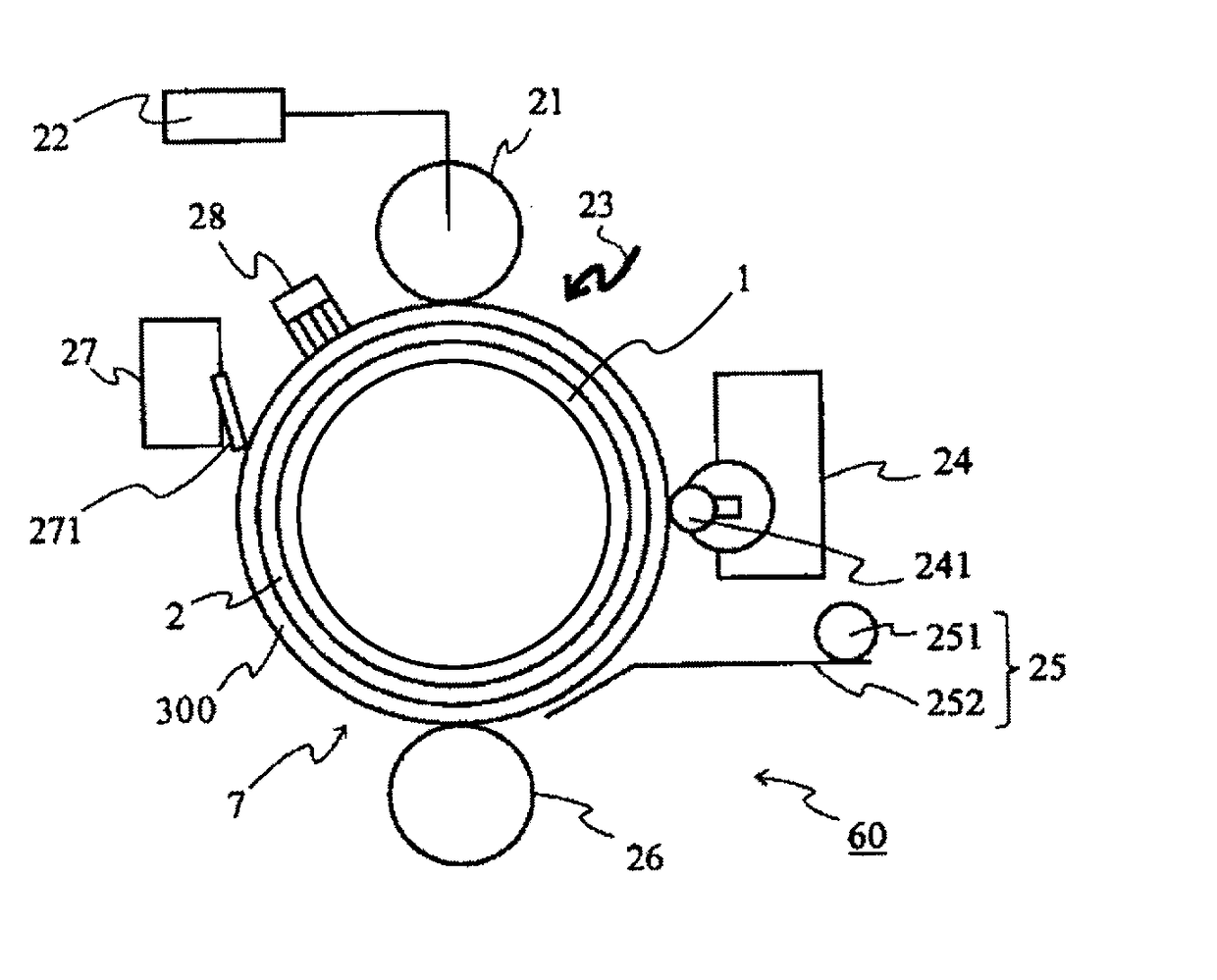 Photosensitive body for electrophotography, method for producing same and electrophotographic apparatus