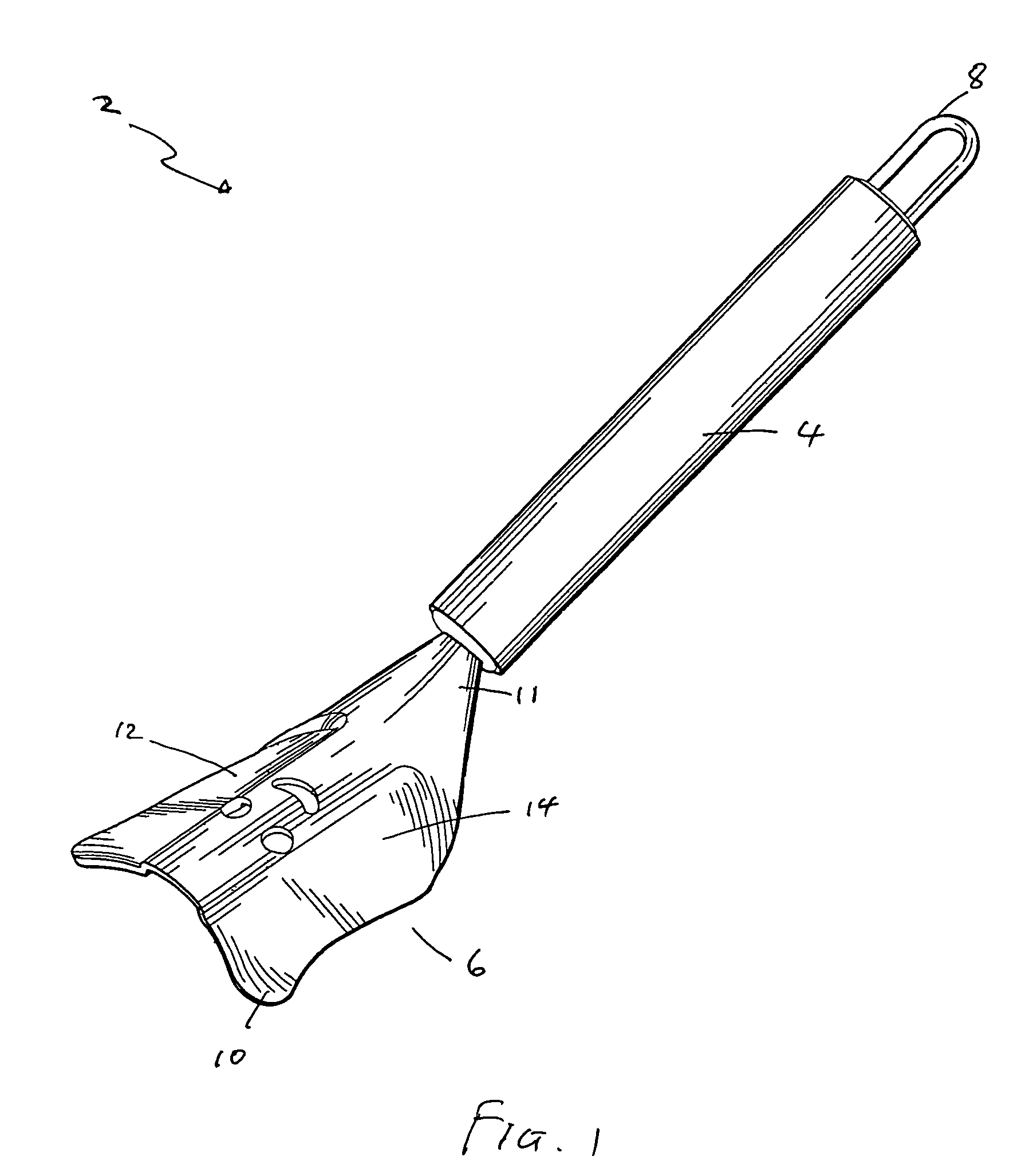 Corn scraper