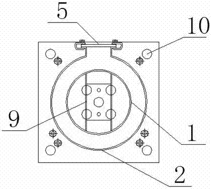 Horizontal casting mold and casting method for high-voltage coil of dry transformer