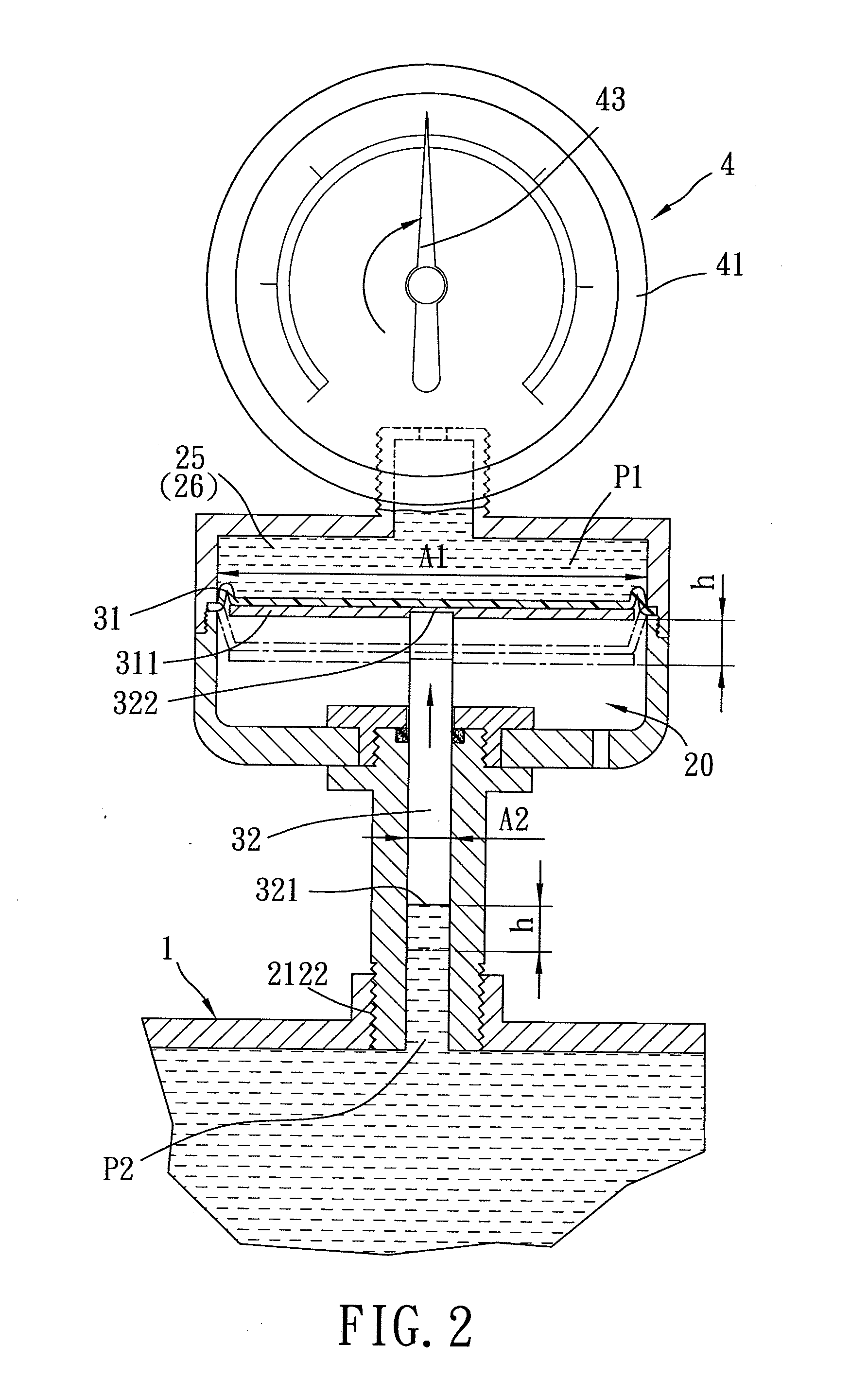 Manometer with a Pressure Transforming Device