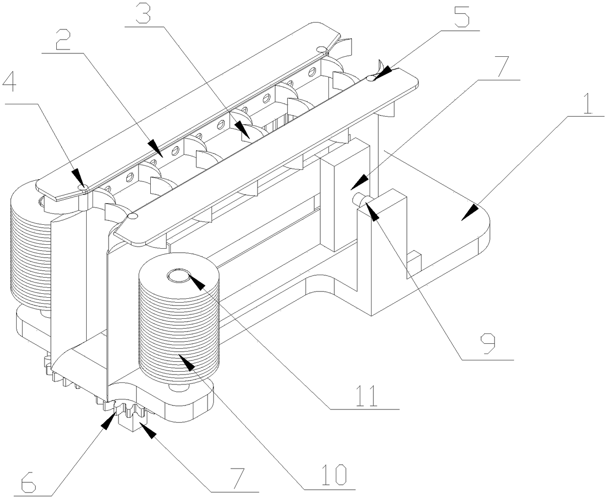 Low-damage green leaf vegetable bundling device and bundling method