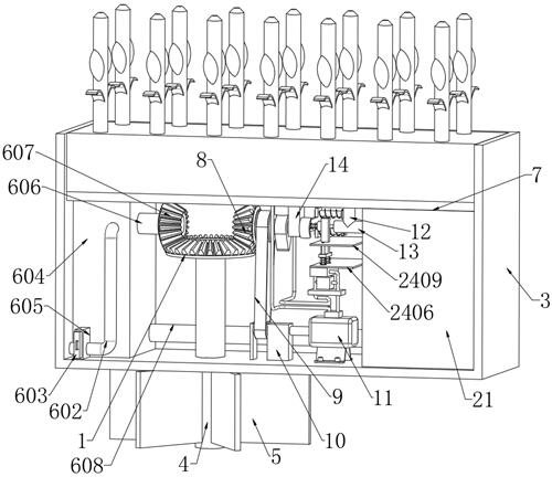 Intelligent flower bed guardrail