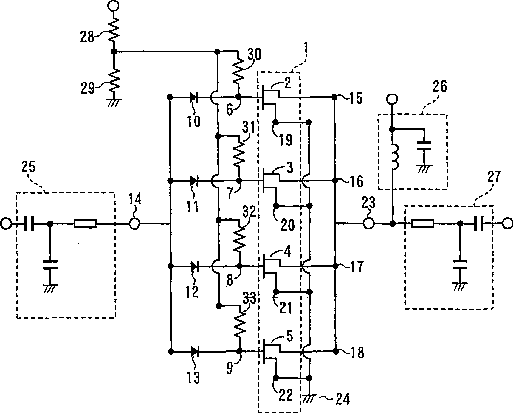 High-frequency power amplifier