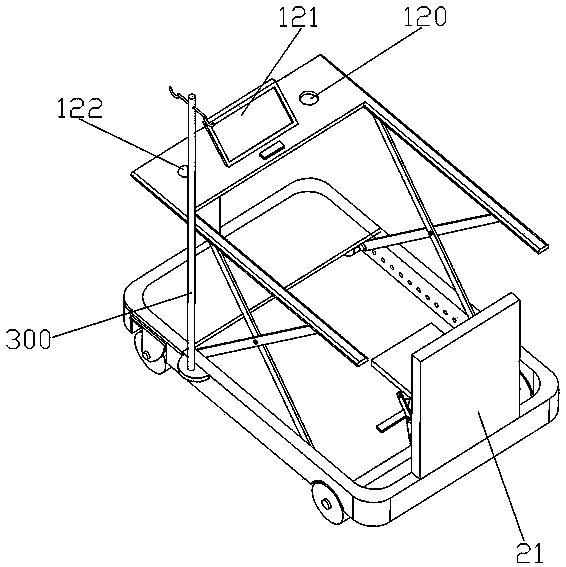 Early-stage under-bed functional exercise frame for ICU patient