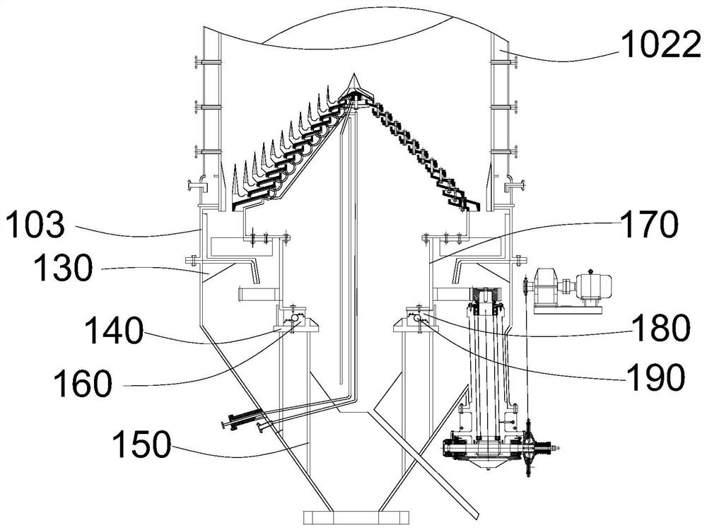 Fixed bed gasifier, production system and production method thereof