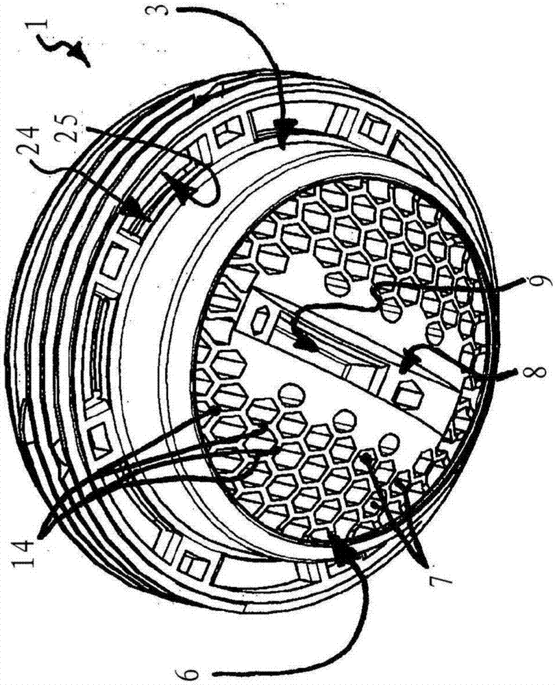 Spray regulator having a slit-like recess as tool engagement surface