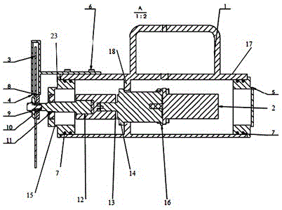 Great-depth seabed portable electric cutting device based on submersible