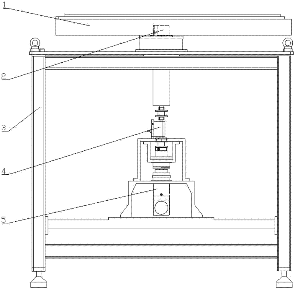 Moment-of-inertia test bench based on torque sensor