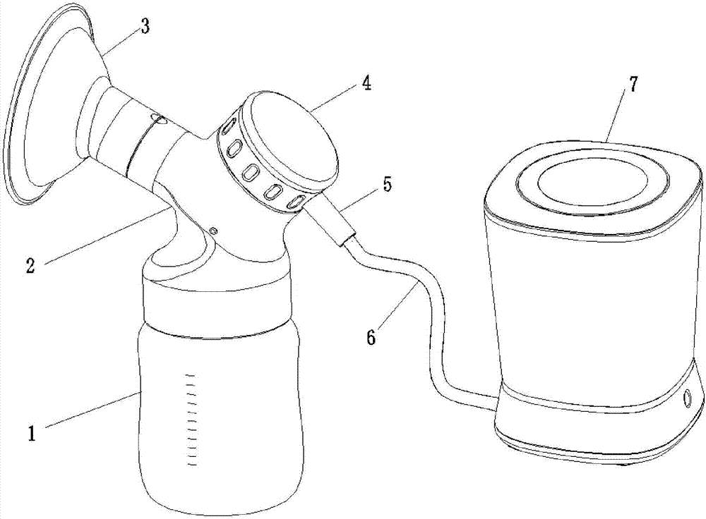 Electric breast pump