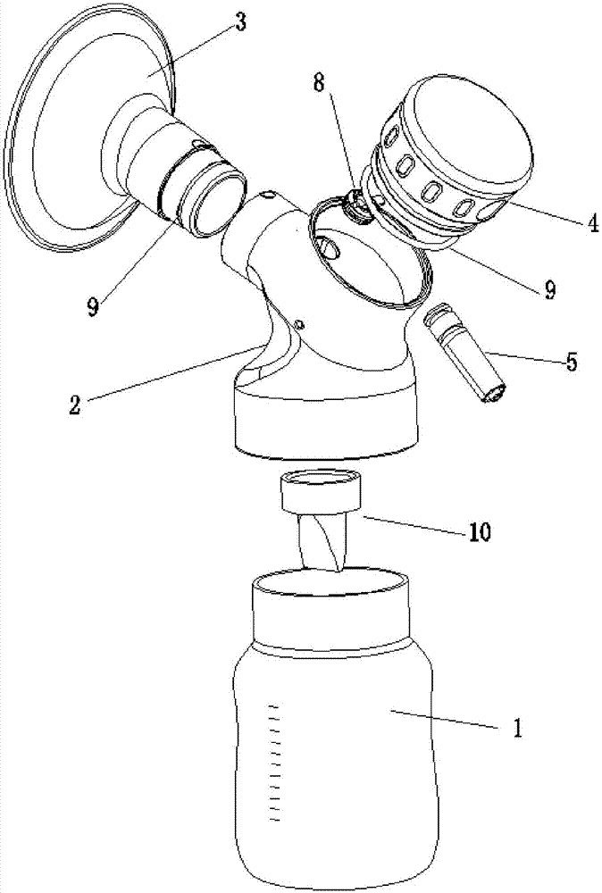 Electric breast pump