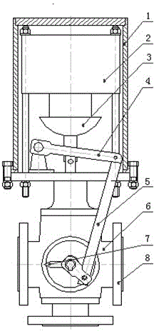 Energy-saving electromagnetic three-way rotating valve for oil field