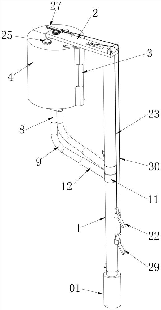 Pollen extractor applied to corn genetic breeding