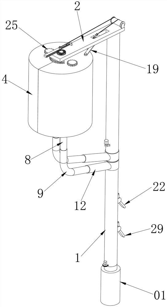 Pollen extractor applied to corn genetic breeding