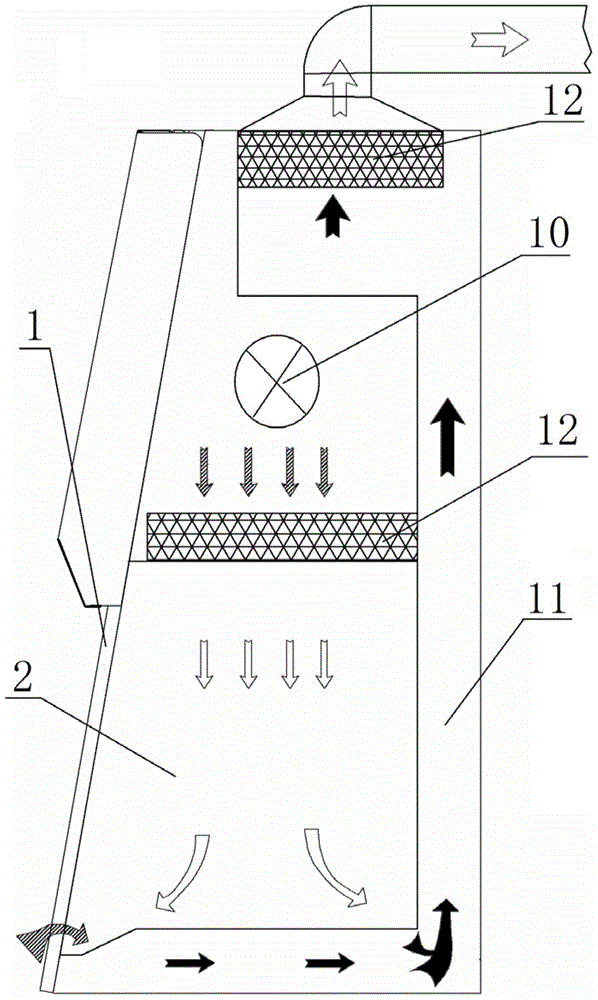 Biological safety cabinet for monitoring filter leakage in real time