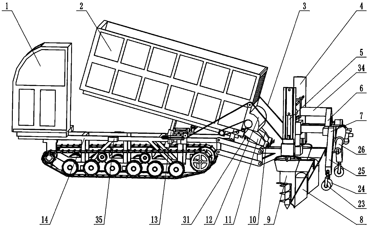 Curvilinear ditching fertilizer application method applicator for animal manure for orchard