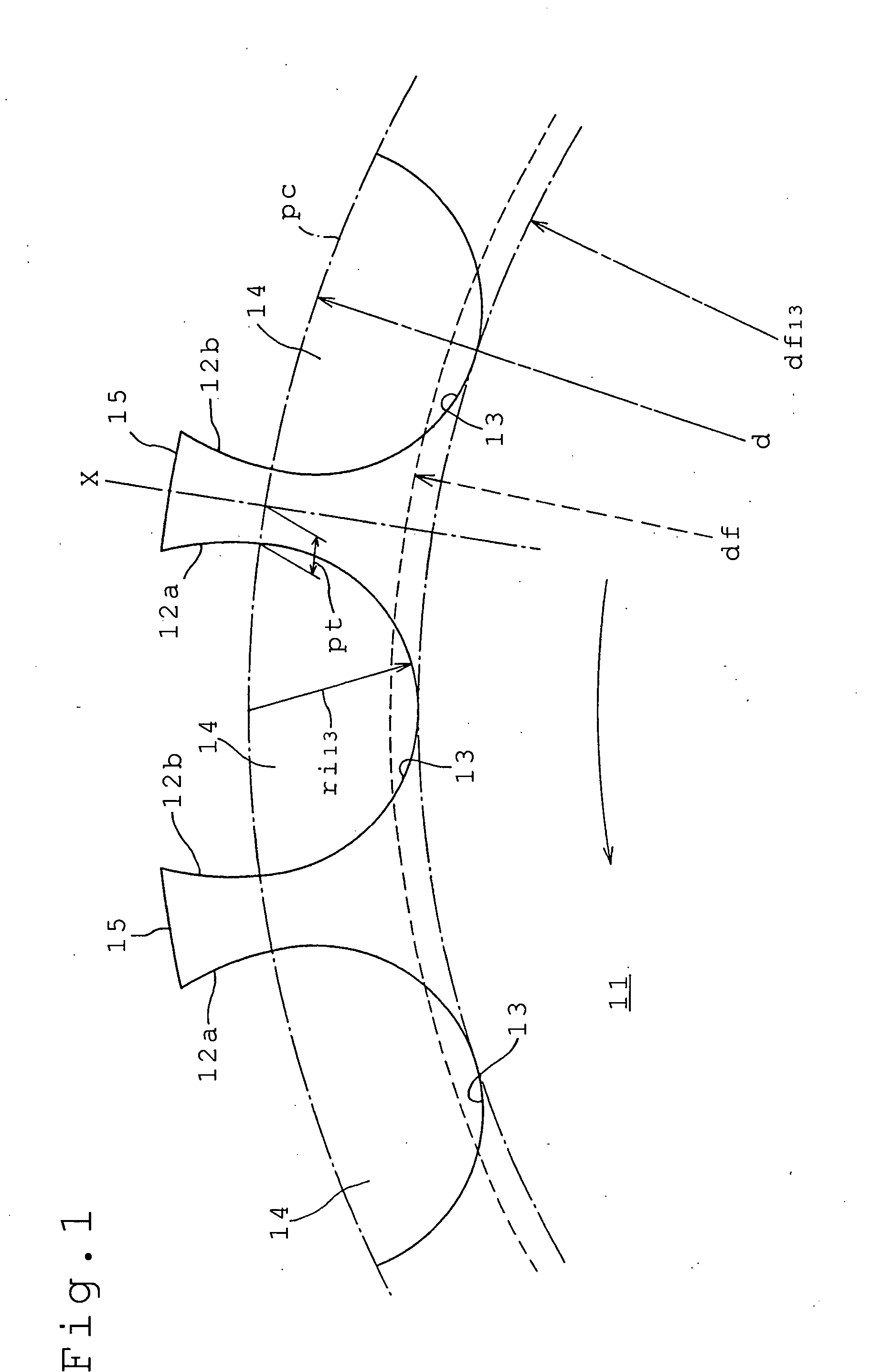 Sprocket for chain