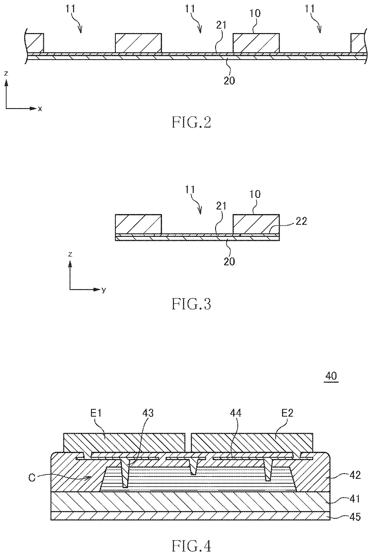 Electronic component housing package and electronic component housing method