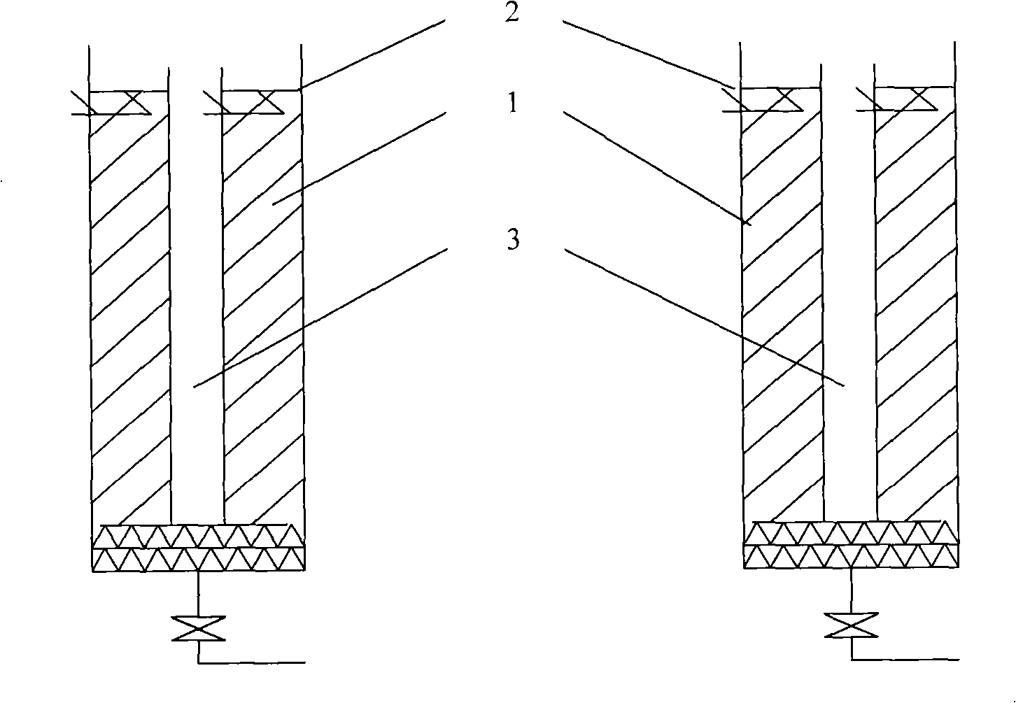 Method and special apparatus for refuse leachate disposal