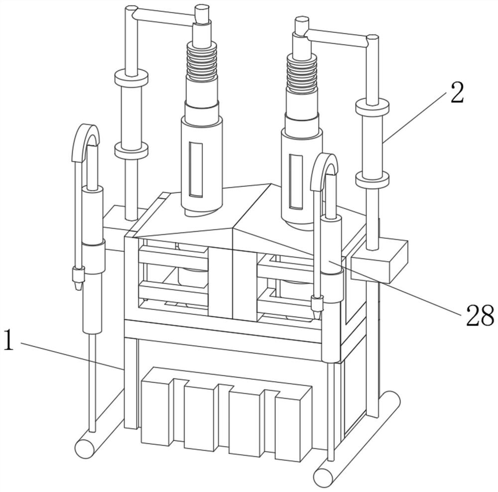 Nasal cavity flushing device for head radiotherapy