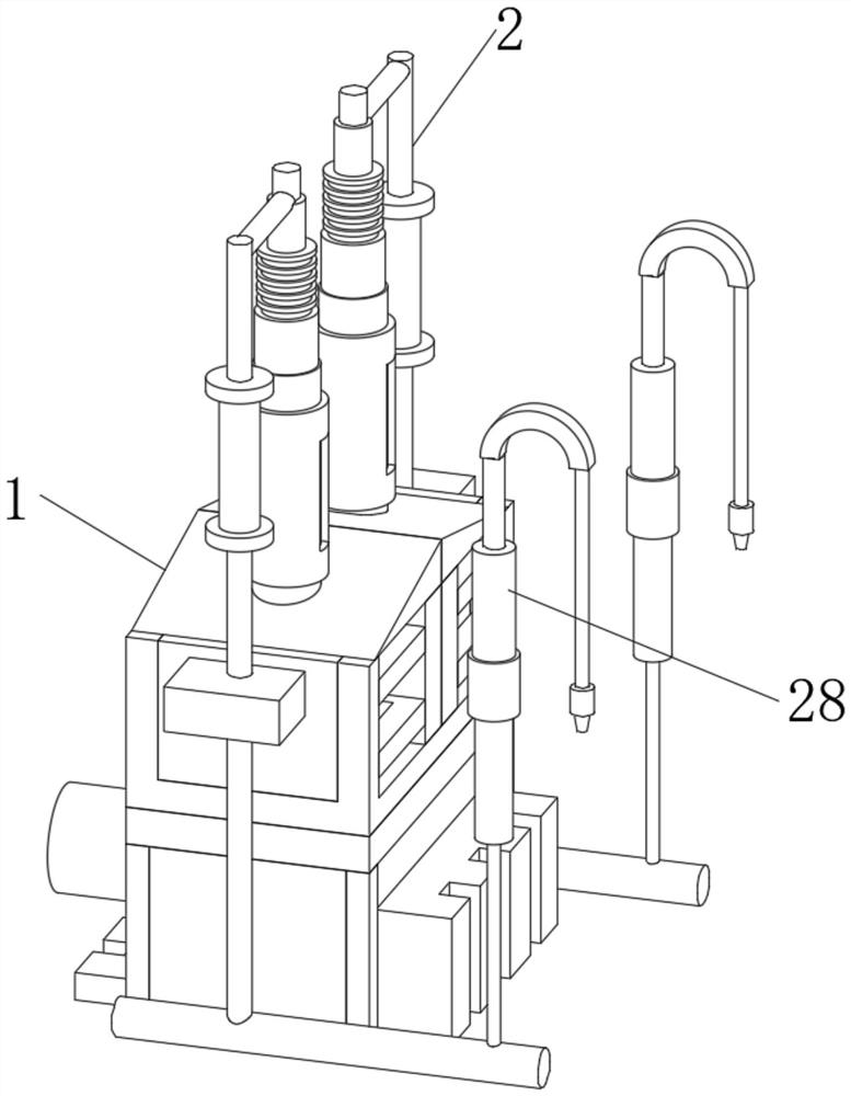 Nasal cavity flushing device for head radiotherapy