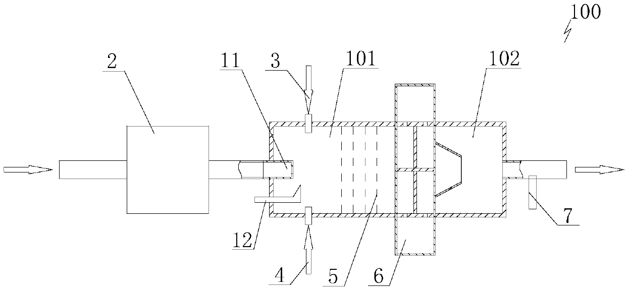 Method for increasing yield by carrying out reinjection on oil layer by utilizing fire flood oil field production well associated tail gas