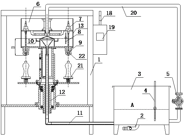 Liquid filling machine