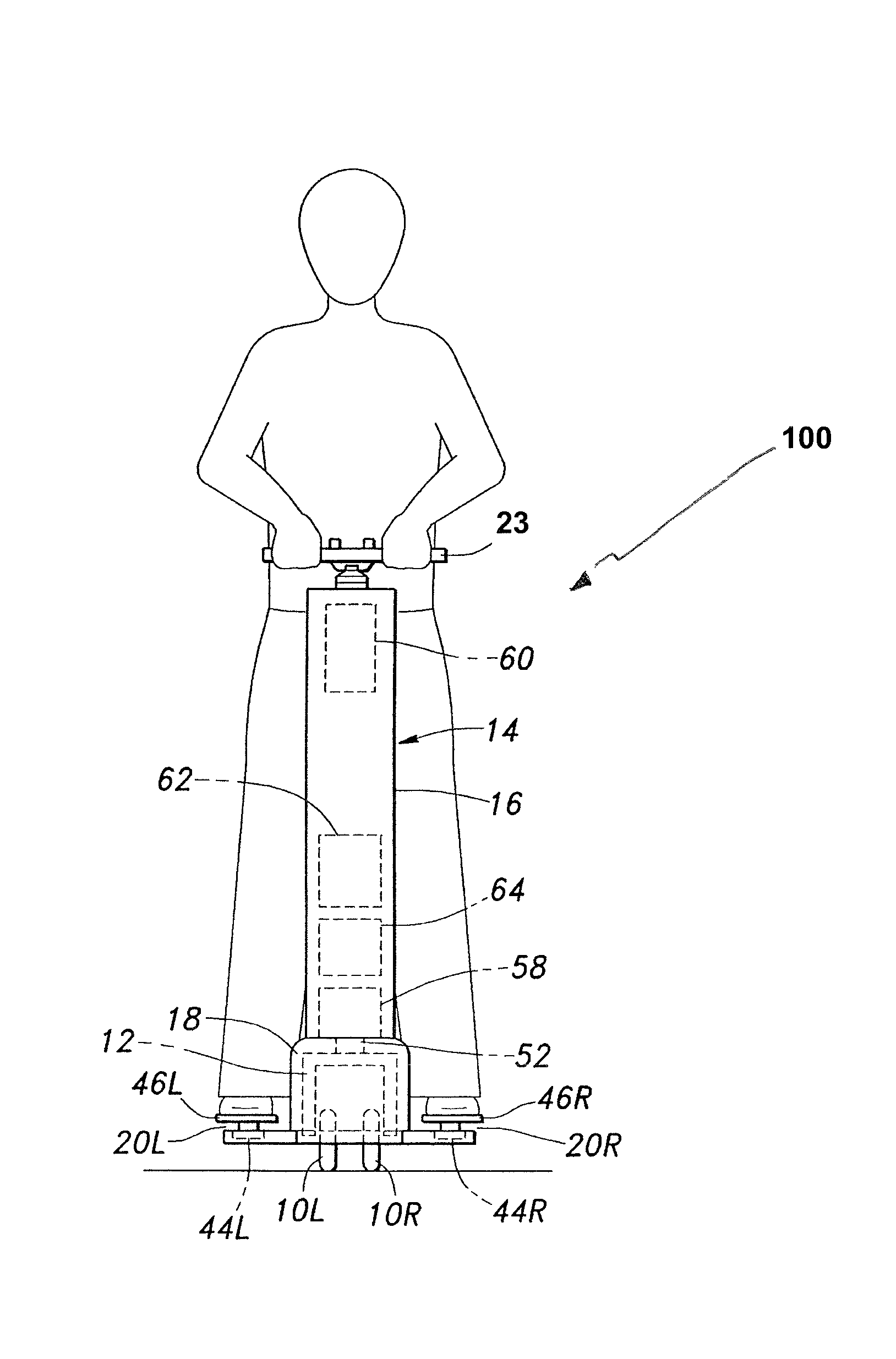 Inverted pendulum mobile vehicle