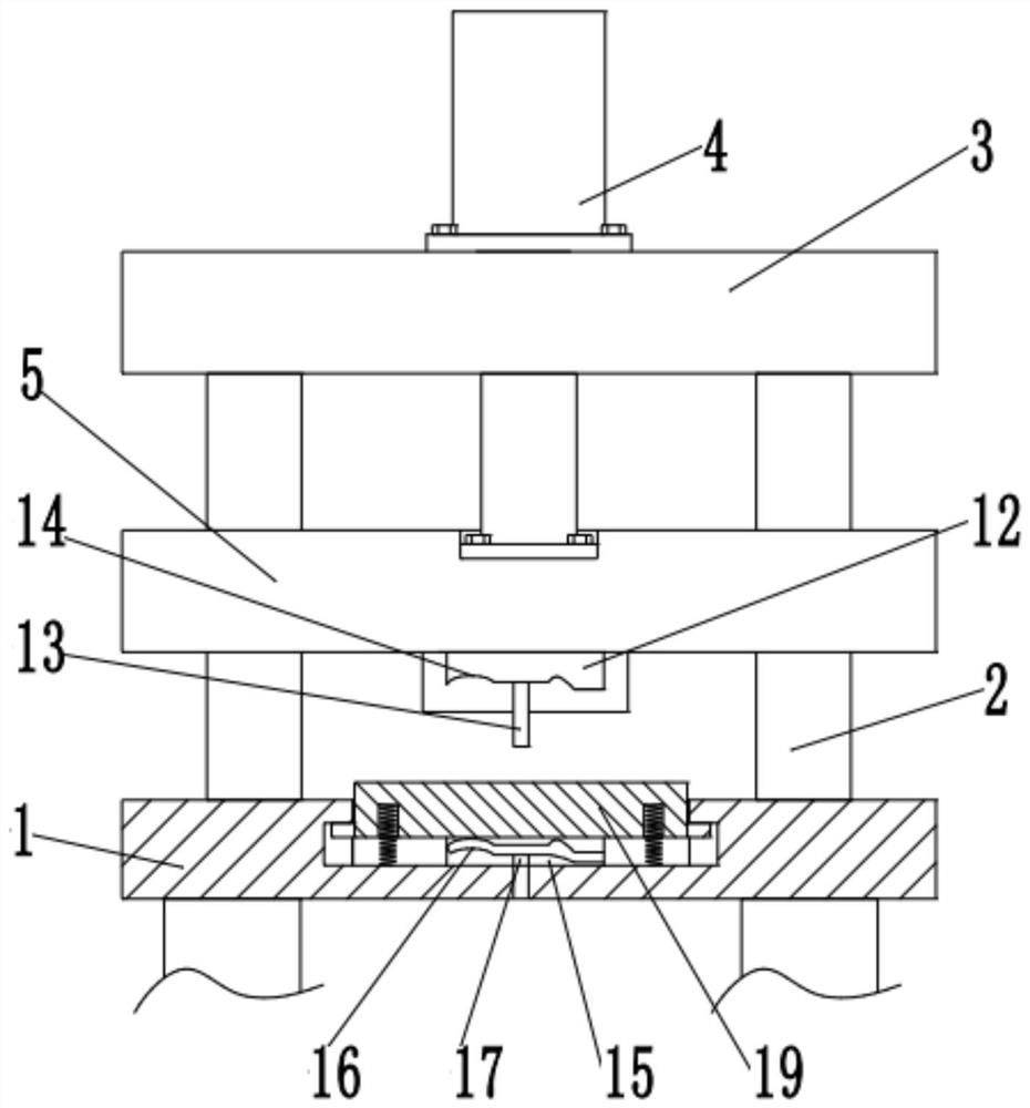 Rail vehicle part stamping machine