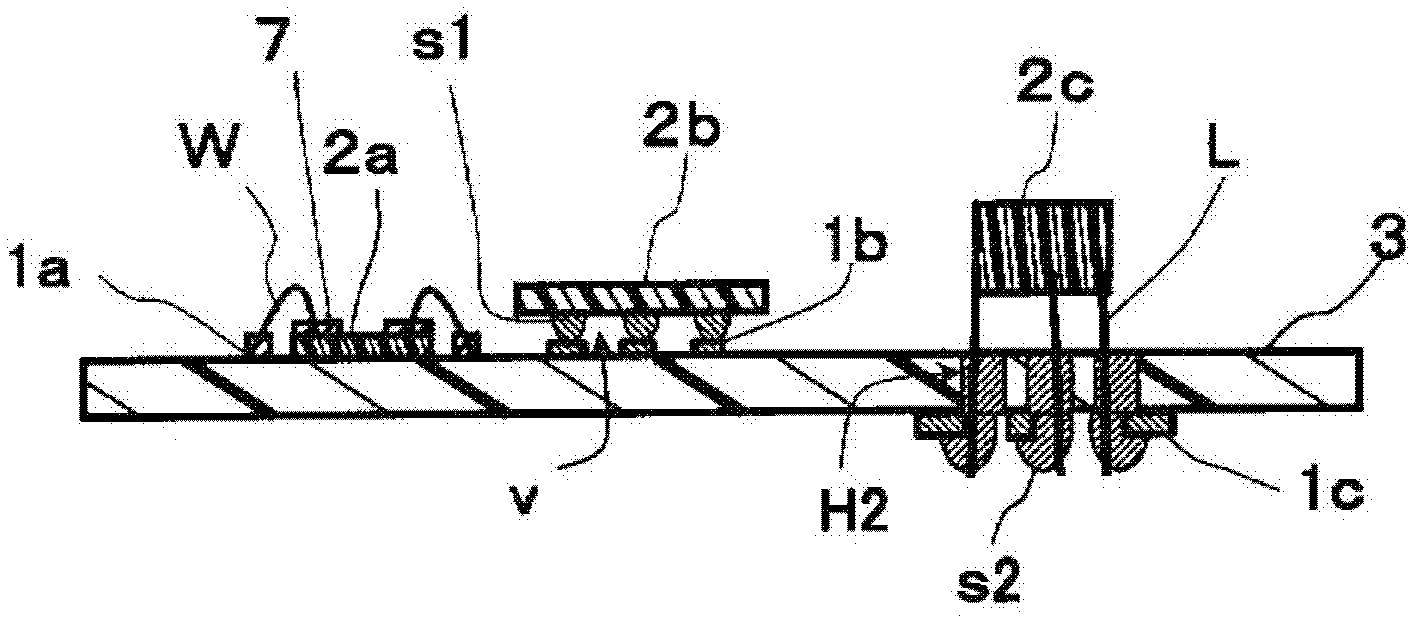 Method of producing electronic component mounting structure, and electronic component mounting structure