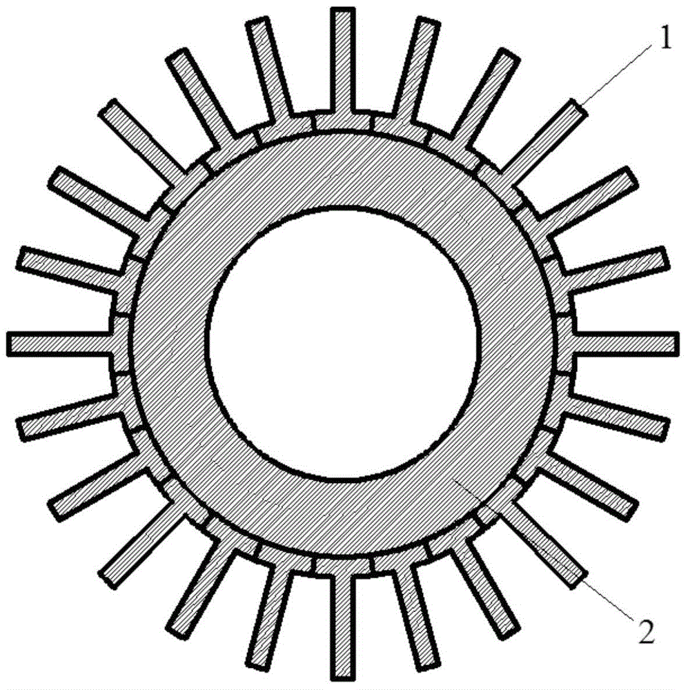 Titanium-aluminium alloy blisk and manufacturing method thereof