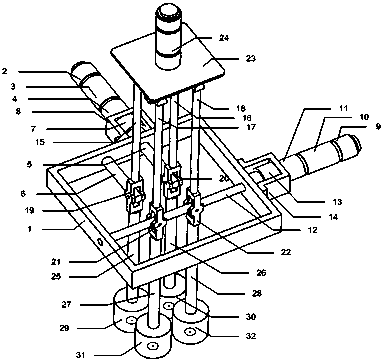 Two-degree-of-freedom upper limb rehabilitation training robot system