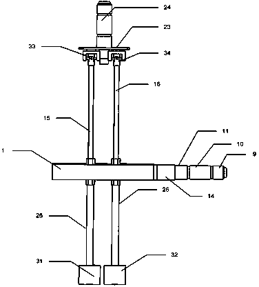 Two-degree-of-freedom upper limb rehabilitation training robot system