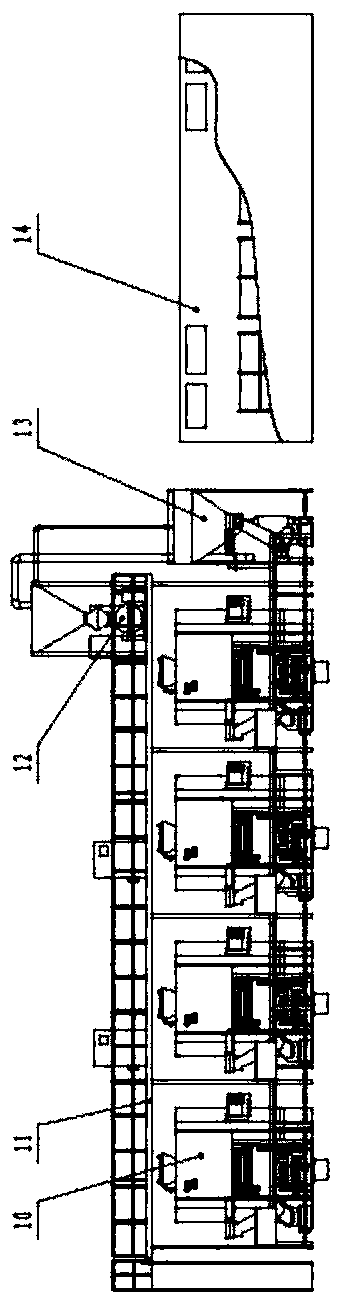 Full-automatic series core-making center of inorganic precoated sand