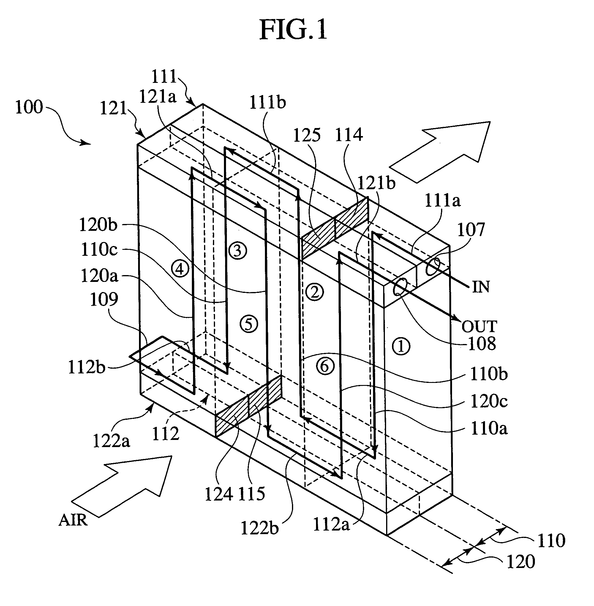 Evaporator having heat exchanging parts juxtaposed