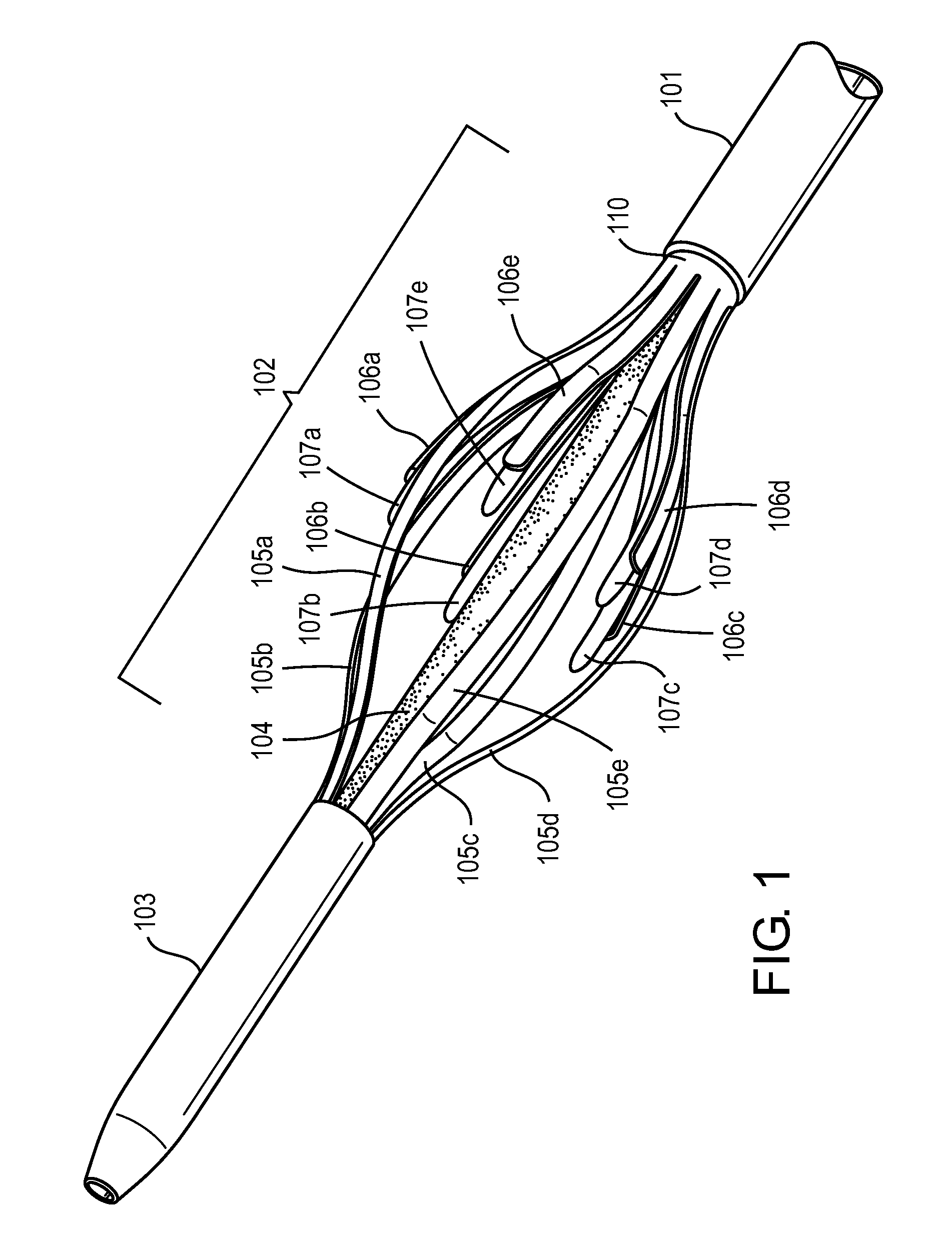 Hybrid basket catheters