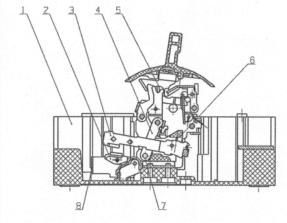 Double-breakpoint molded case circuit breaker