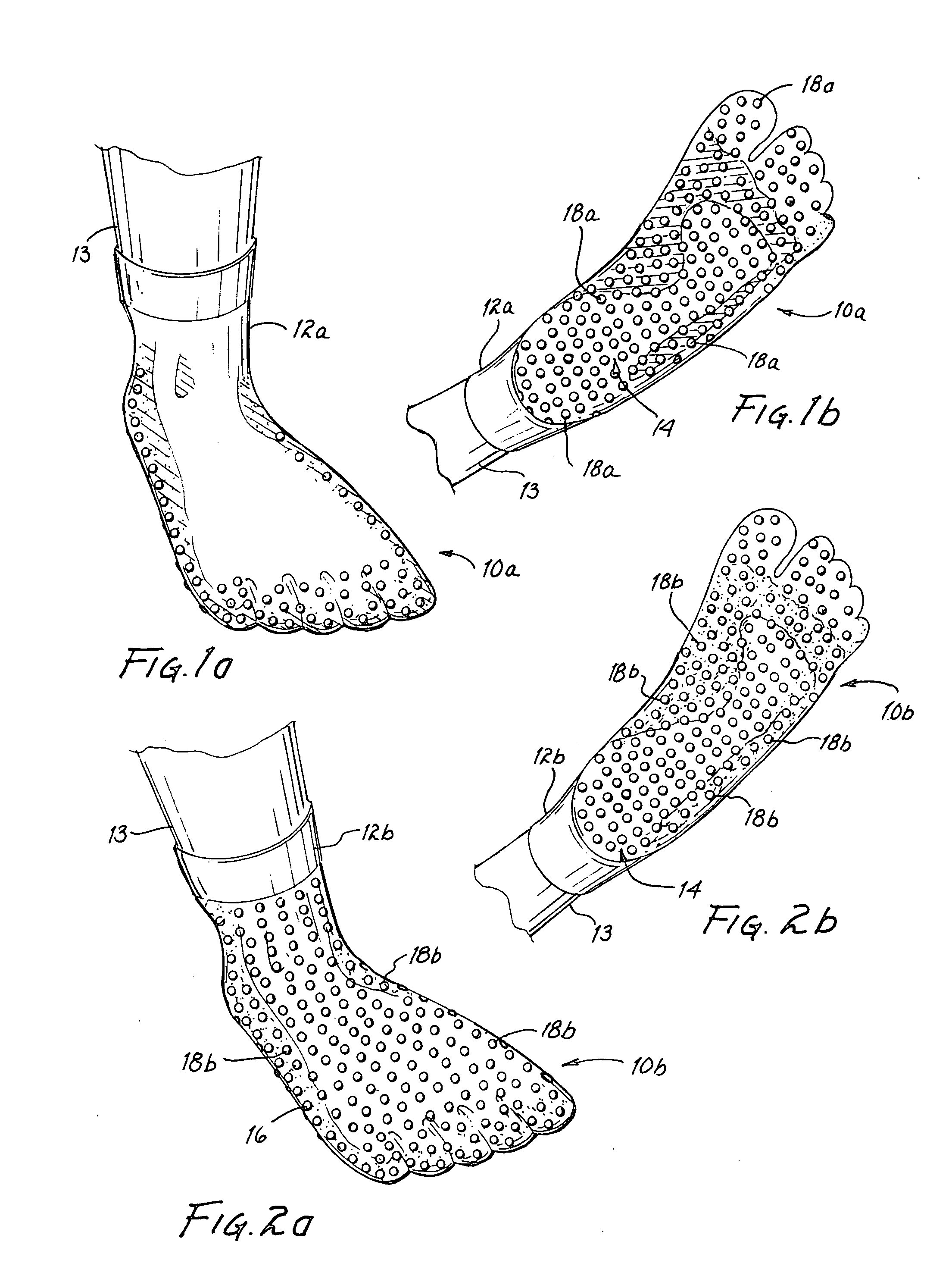 Slip-resistant extremity covering and method therefor