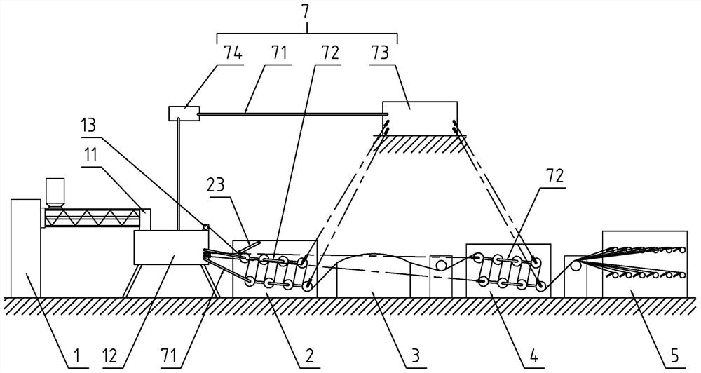 Traction device for wire drawing machine