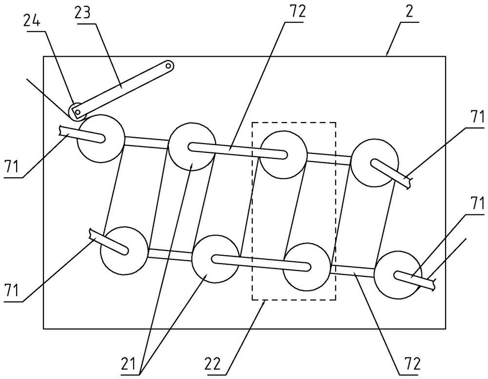 Traction device for wire drawing machine