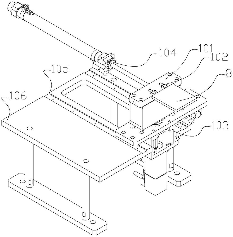 Dust removal and slag removal mechanism for lithium battery laser welding